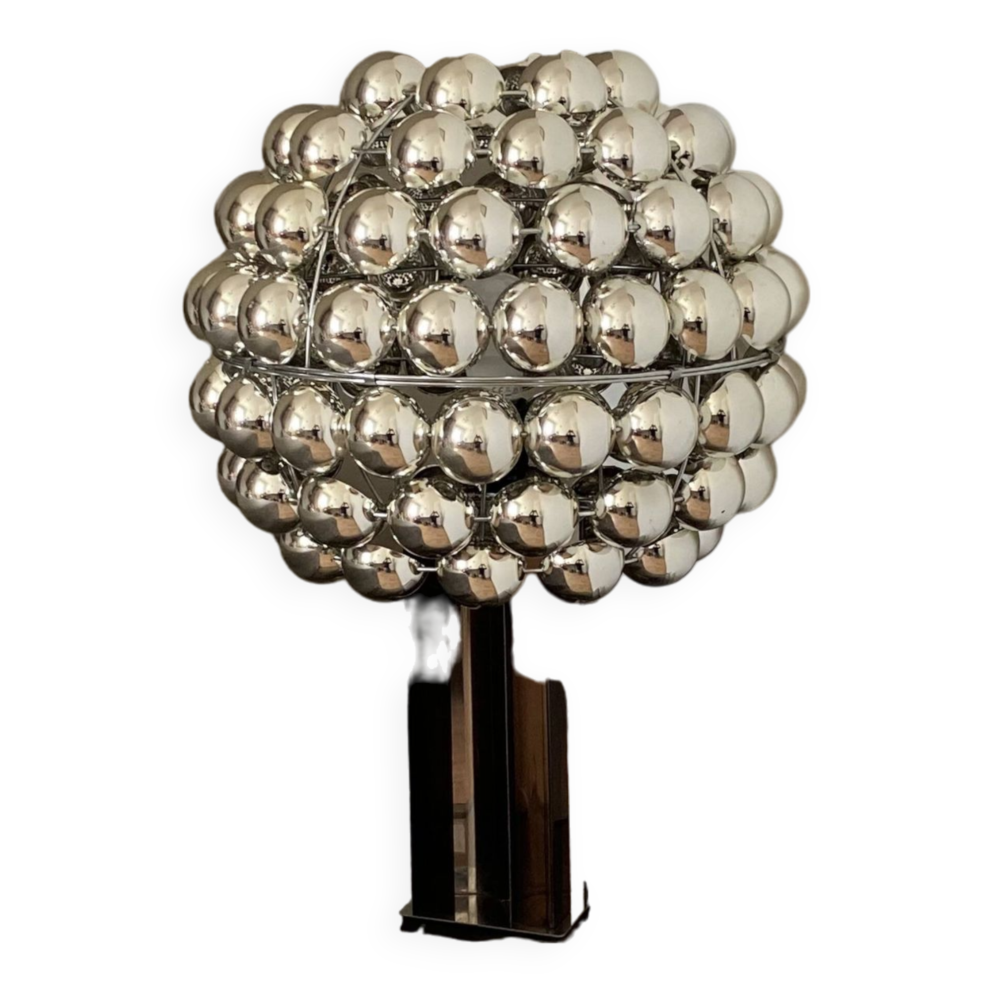 Large kinetic lamp. 1970. Space age.