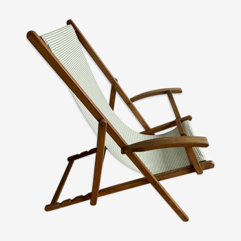 Fauteuil de plage, chilienne en bois