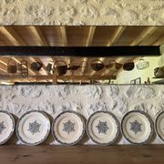 Flat plates Jules Vieillard Bordeaux in ironstone