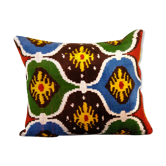 Coussin Ikat velours