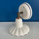 Wall lamp in blue and white porcelain made in italiy