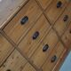 German Pine Apothecary Cabinet or Bank of Drawers, ca 1930s