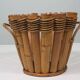 French bamboo pot/planter 1950-1960