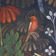 Toile peinte représentant une nature luxuriante