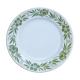 Vintage round dish Moulin des Loups - green