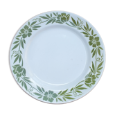 Plat vintage rond Moulin des Loups - vert