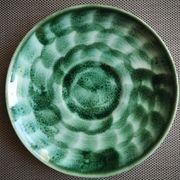 Duo of handmade ceramic plates - Lunéville - mid 20th century