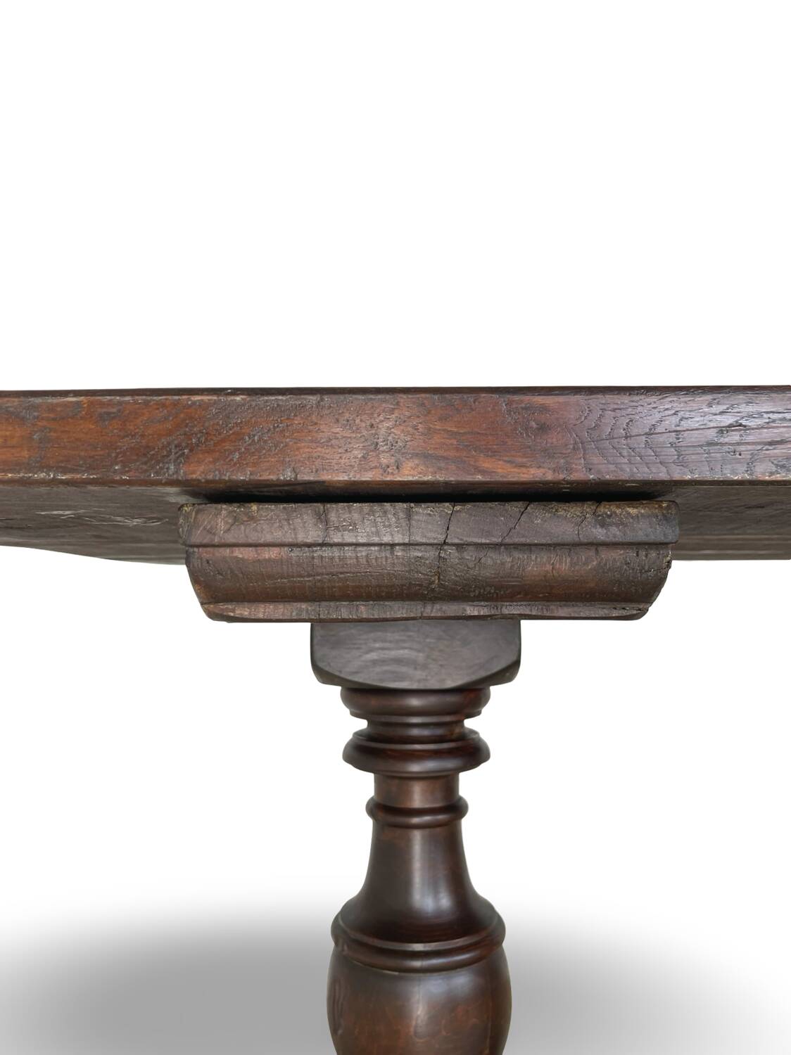 A fine 18th Century French walnut dining table
