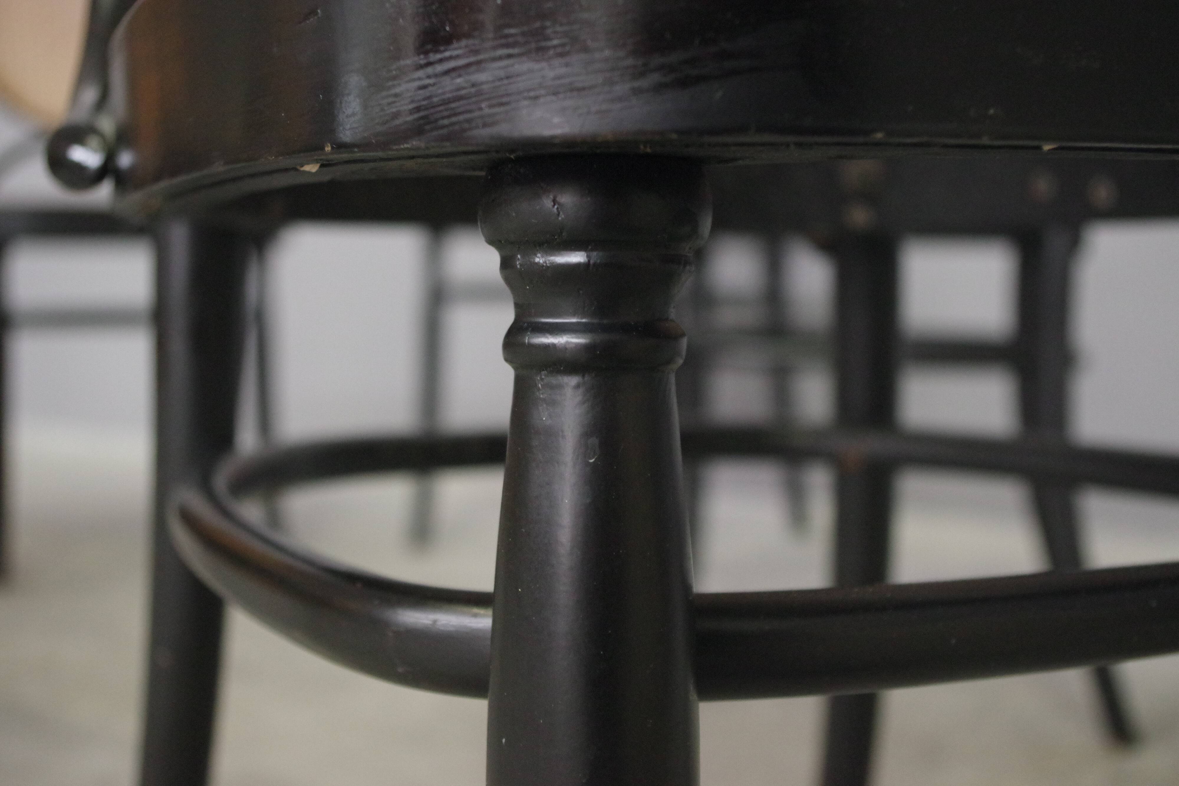 Chairs in bent beech and vienna straw, 1980