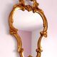 Miroir en bois doré style baroque
