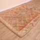 Peach Vintage Moroccan Rug 170 x 230 cm, Berber Wool Rug, Handmade Boho Rug