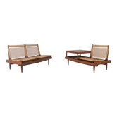 Ensemble de fauteuils danois TV161 conçu par Hans Olsen pour Bramin, années 1950.