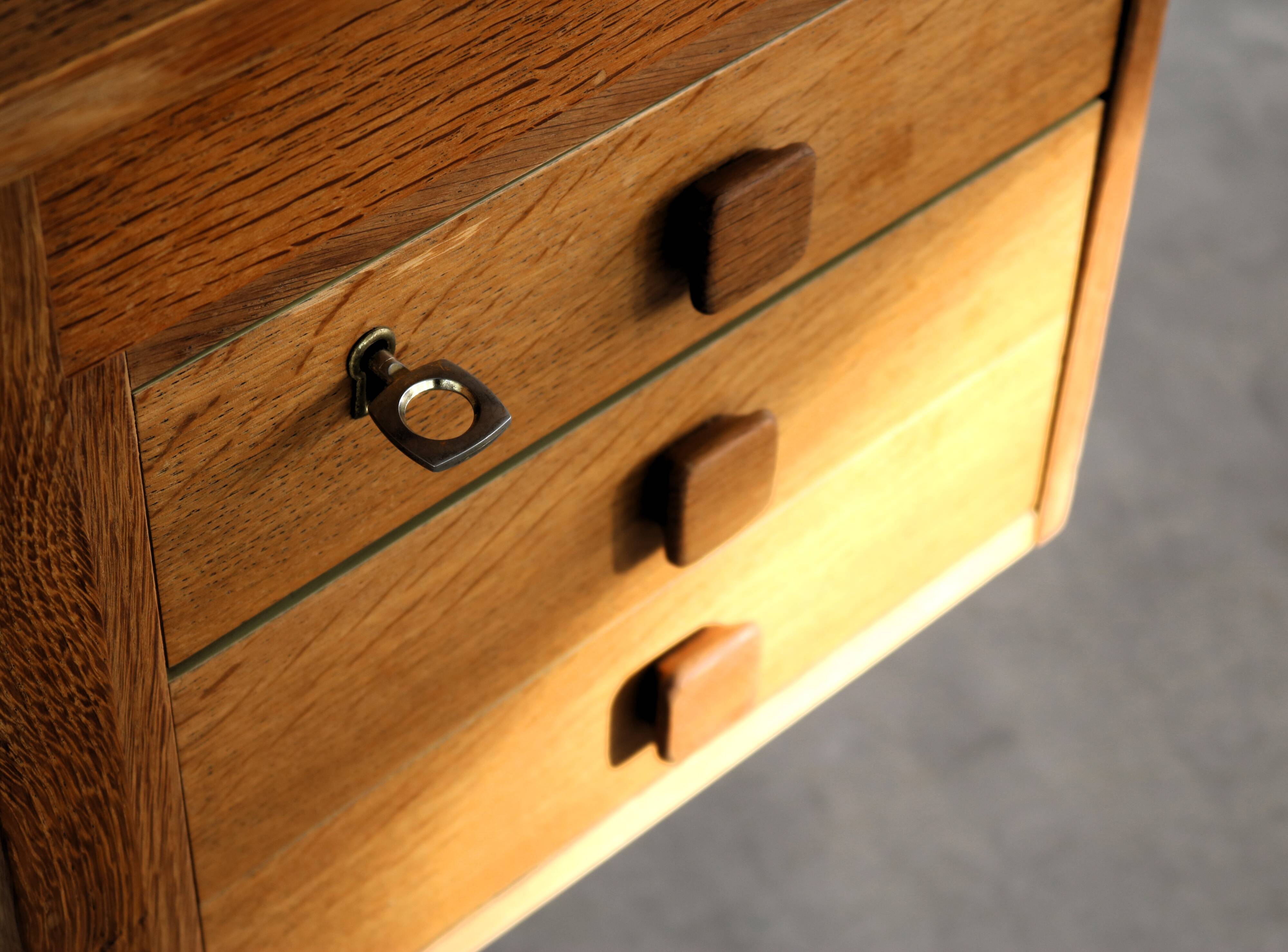 vintage desk | office | oak | 60s | danish