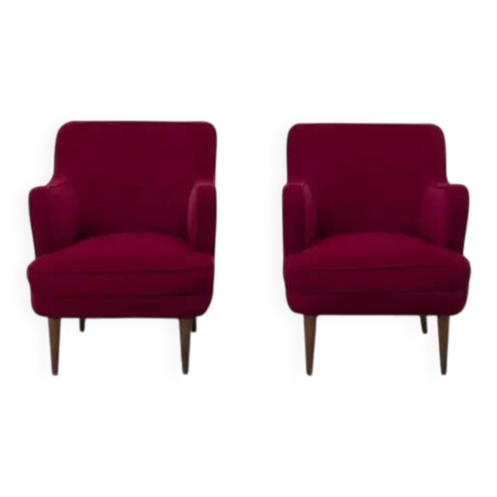 Gustavo Pulitzer Finali pour Cassina, paire de fauteuils, Italie, 1955