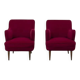Gustavo Pulitzer Finali for Cassina, pair of armchairs, Italy, 1955