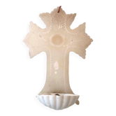 Croix Bénitier Albâtre