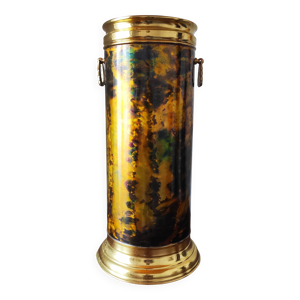 Porte-parapluie doré