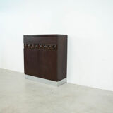 1970's brutalist bar cabinet