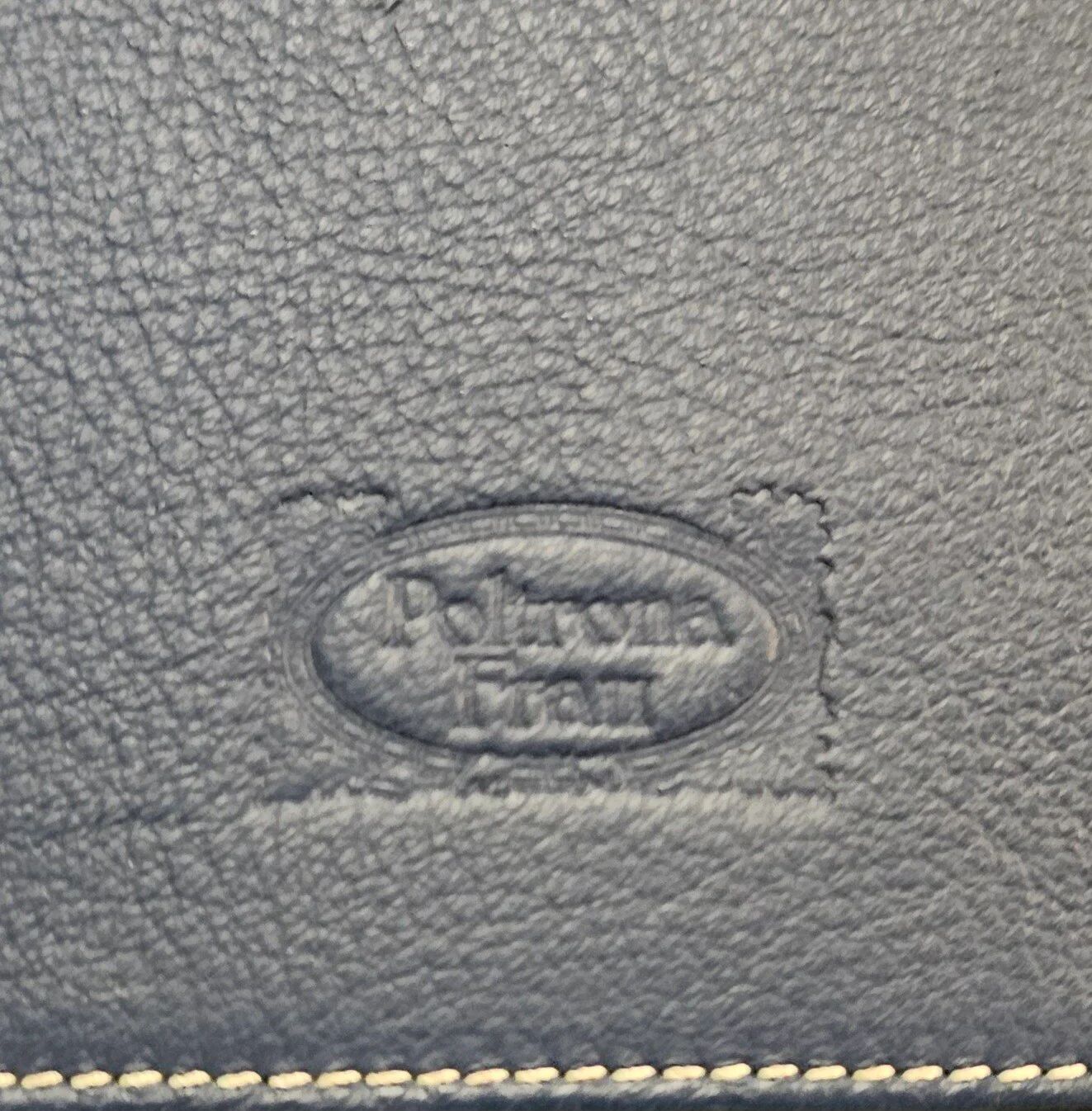 Poltrona Frau set / dark blue leather / Talus / sofa - chairs - / 3 seater / 2 x lounge chair