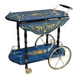 Service trolley in marquetry from Sorente, Italy – 1960