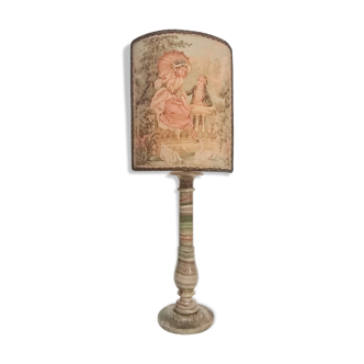 French onyx table lamp. 1950s
