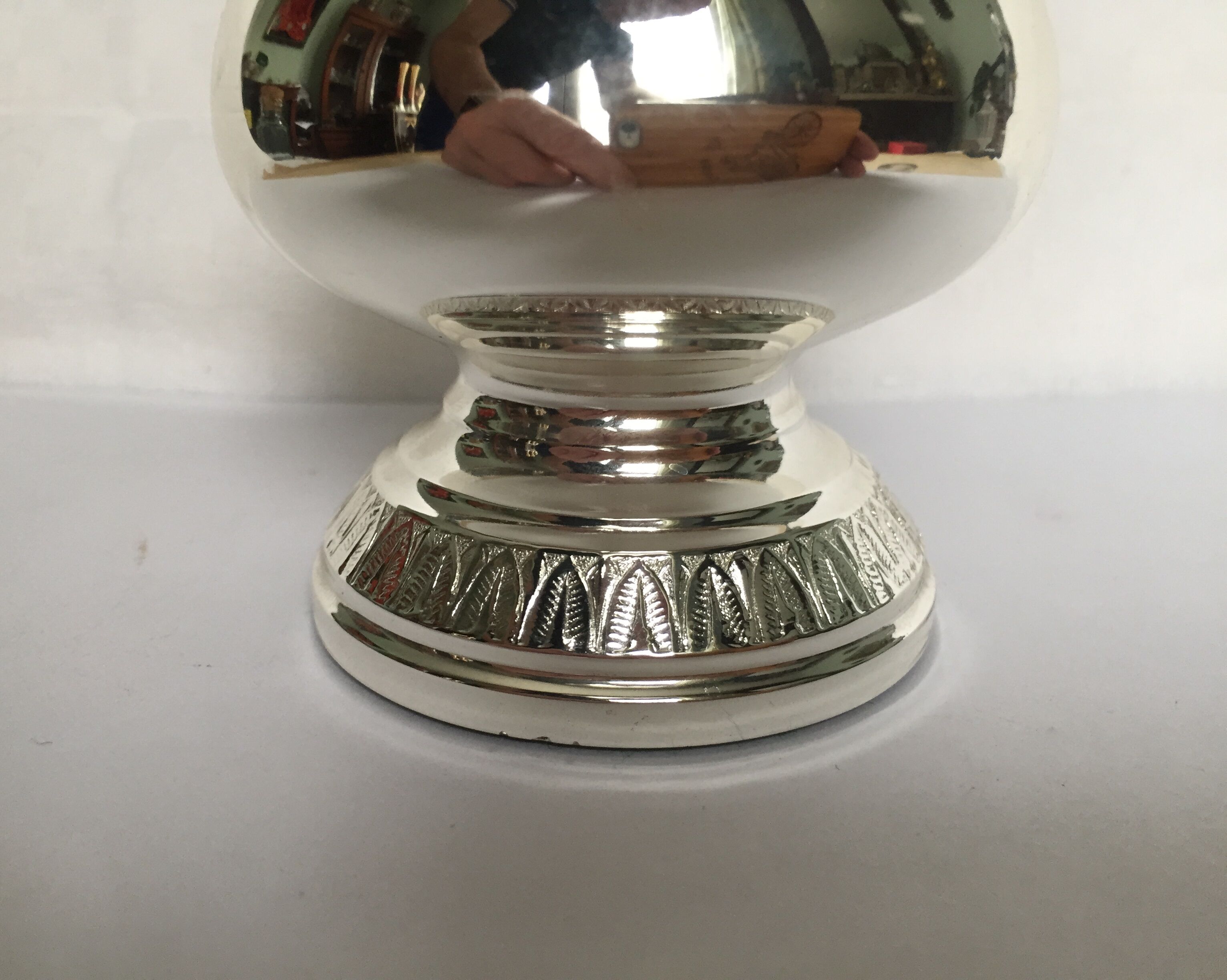 Silver metal soliflore