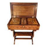 Louis XV Style Middle Side Table In Marquetry
