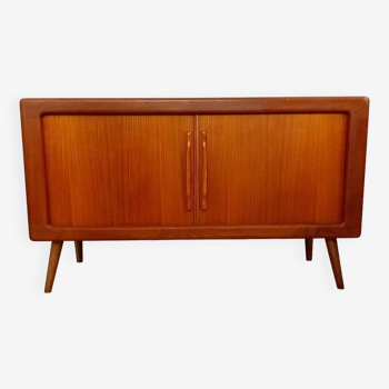 Danish sideboard in teak with tambour doors