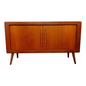 Danish sideboard in teak with tambour doors