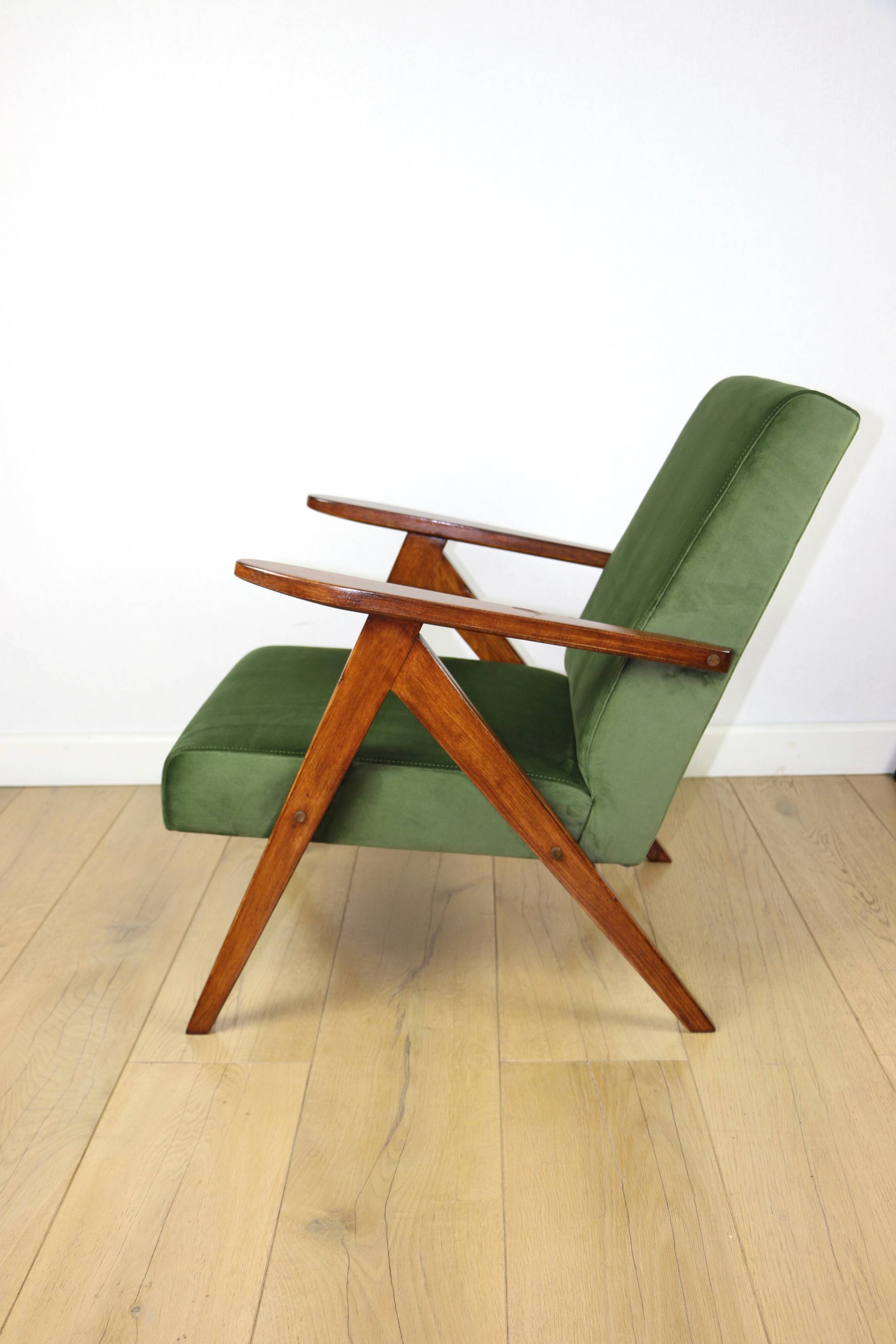 B-310 VAR armchair sea green olive velvet