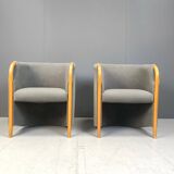 Pair of italian armchairs, 1980s