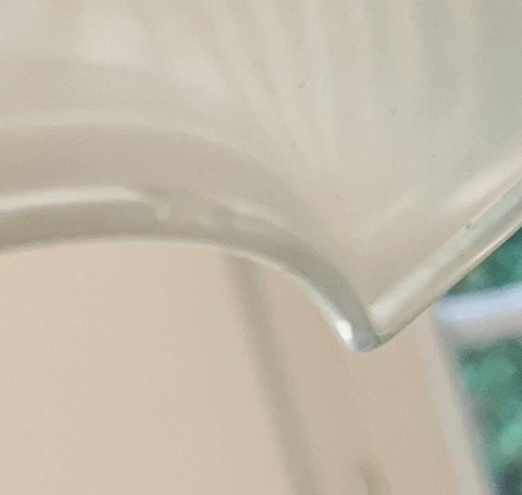 Bronze chandelier 4 tulips