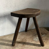 Wooden tripod stool