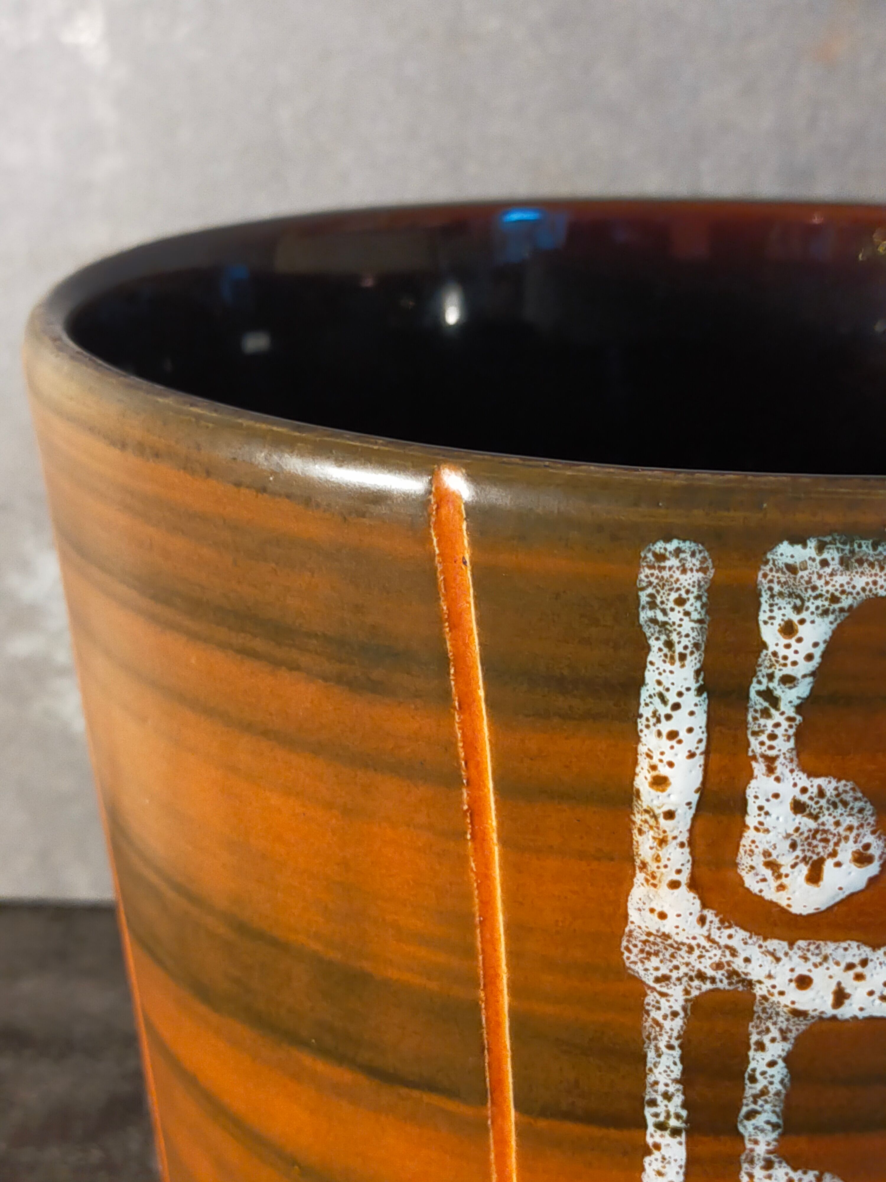 Ceramic pot cover 50s