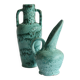 Pair of blue fat lava ceramics 60