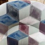 Méridienne Napoléon III tissu moderne