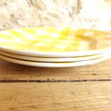 3 flat plates model "Scottish" Digouin Sarreguemines