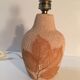 Stoneware lamp foot "herbarium" or "Guarrigue"