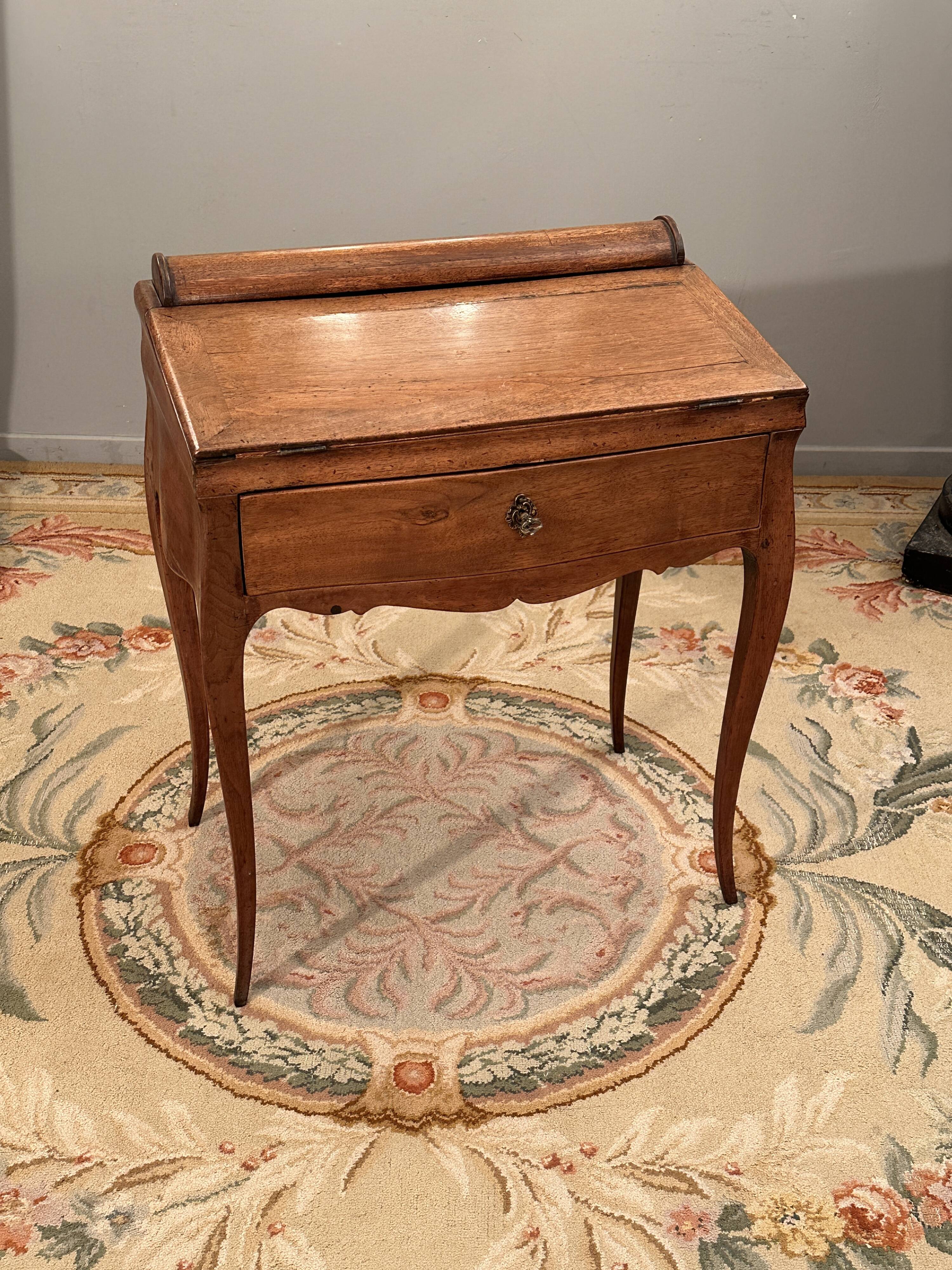 Small louis xv xviiith period walnut system desk