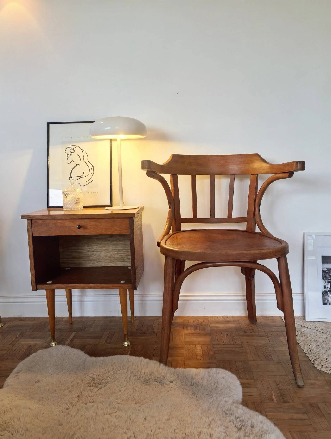 Vintage Thonet bistro chair 60s style
