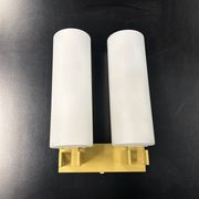 Opal glass Wall Lamp model C-1515/2 by Raak, 1960s | Mid-century Design