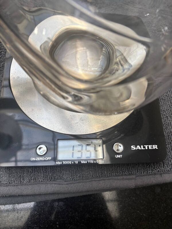 Carafe à vin en étain « L’Esprit et le Vin »