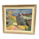 Swedish Oil on Canvas – Höstmotiv från Koön – Helge Cardell