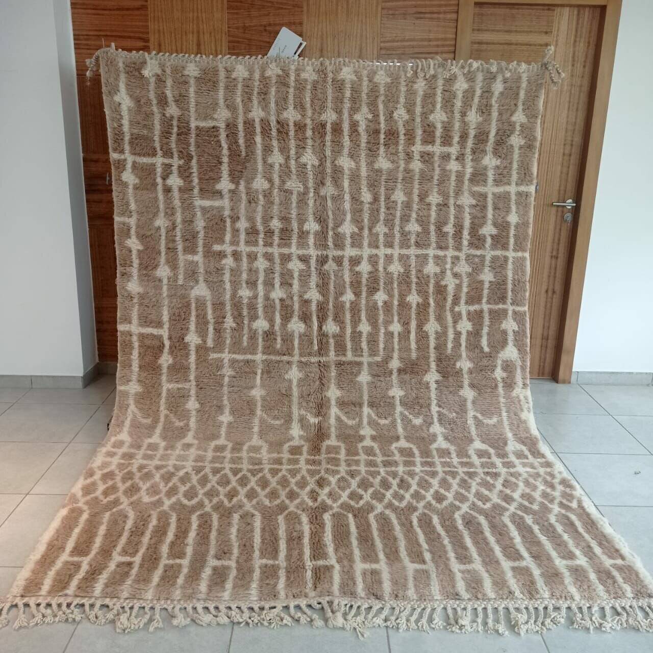 Handmade wool Berber rug 300X200 cm