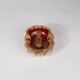 Barovier&Toso Murano "Cordonato d'Oro" Art Glass Bowl and Rare Glass Tamper
