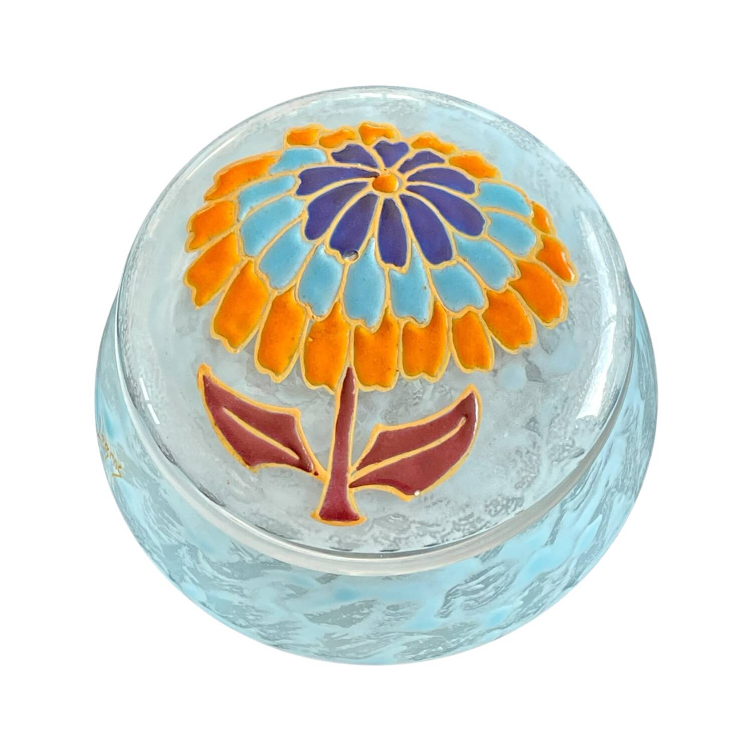 Art Nouveau candy box signed Legras