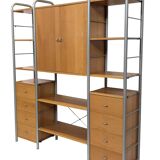 Vintage Ikea Niklas wall unit, Rutger Andersson modular wall bookcase