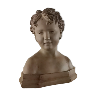 Bust of a cherub child