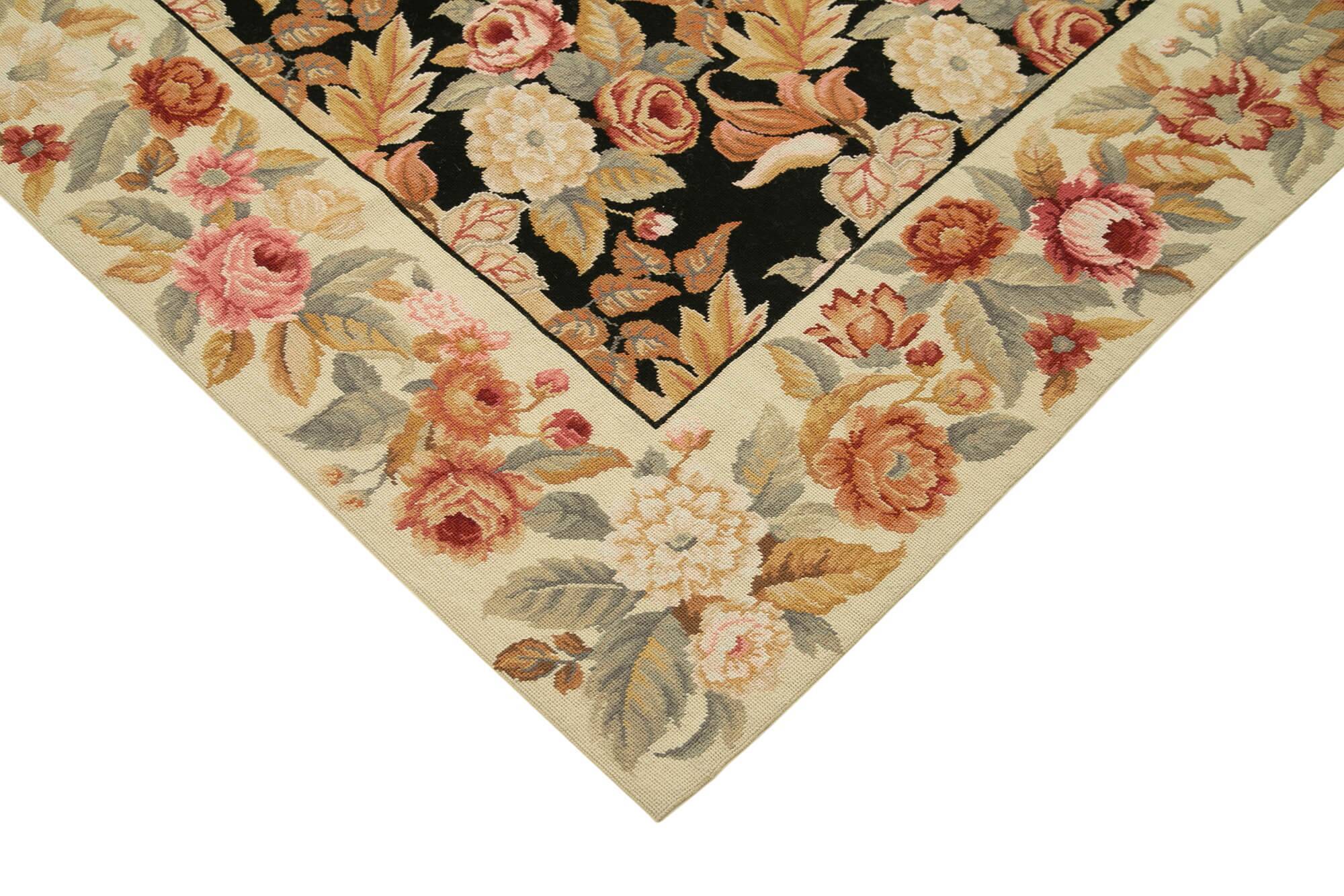Handmade Vintage Flatweave Needlepoint Kilim 245 cm x 304 cm