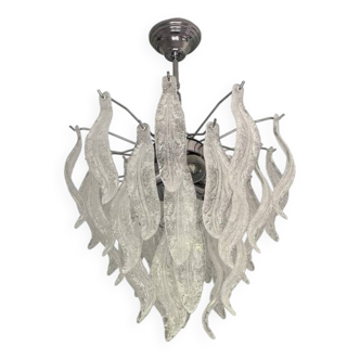 Leafes Murano Glass Chandelier in Vintage Style